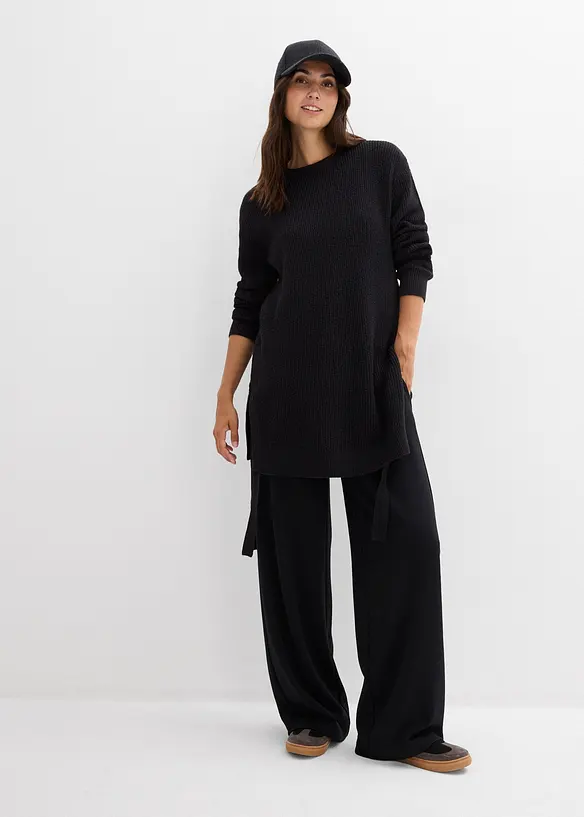 Zwangerschaps- en borstvoedingstrui van katoen met wol, bonprix