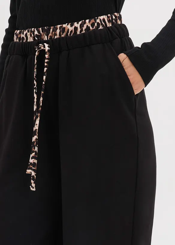 Sweatpants met contrasterende tailleband, bonprix