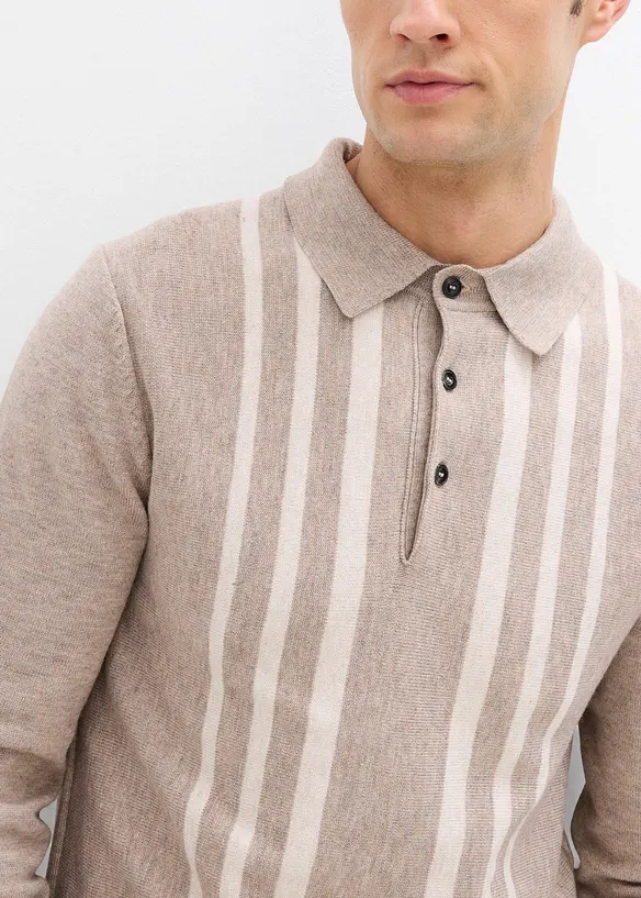 Fijn gebreide trui, slim fit, bonprix