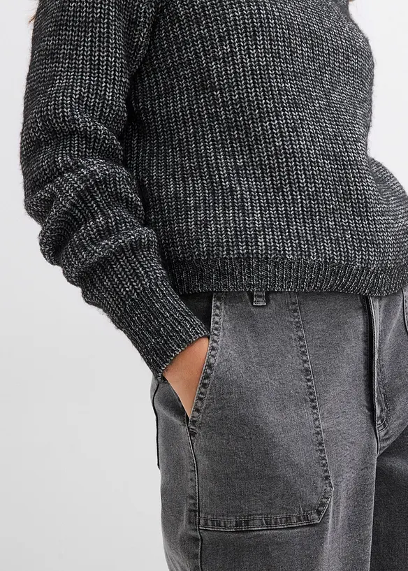 Schipperstrui van een zachte wolmix, bonprix