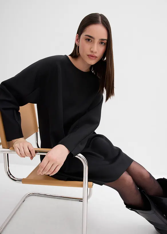 Jersey jurk van scuba, bonprix