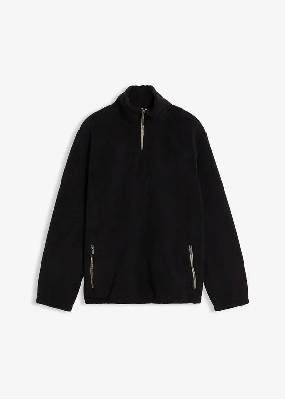 Teddy fleece trui, bonprix