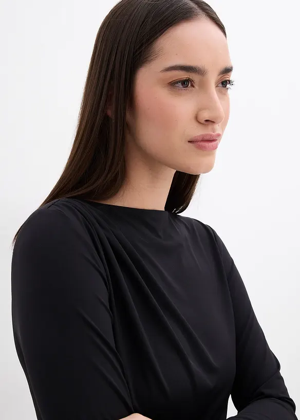 Jurk met boothals, bonprix