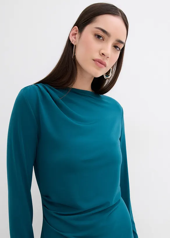 Jurk met boothals, bonprix