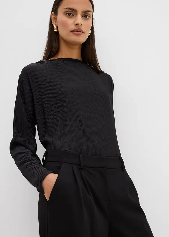 Bandplooibroek van een viscosemix, bonprix