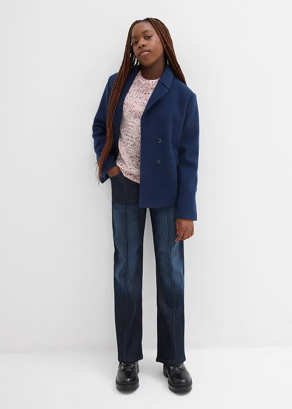 Wide leg jeans, mid waist, bonprix