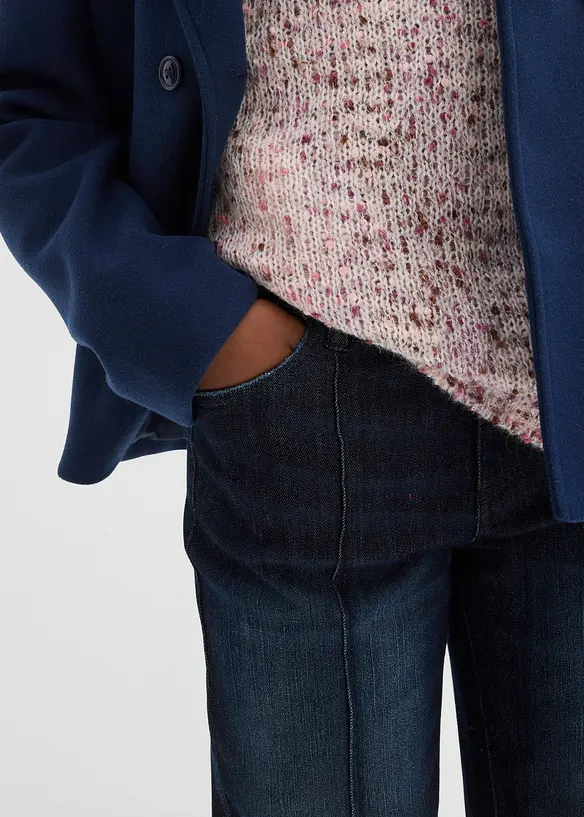 Wide leg jeans, mid waist, bonprix