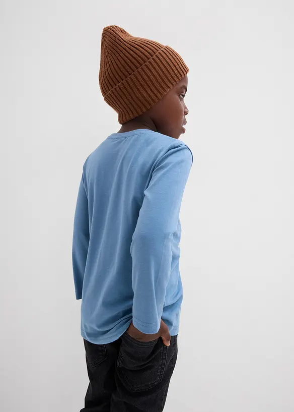 Longsleeve met biologisch katoen (set van 3), bonprix