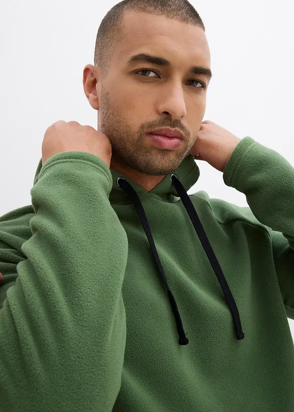 Fleece trui, bonprix