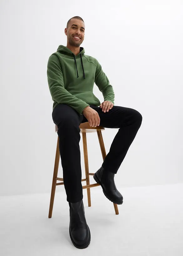 Fleece trui, bonprix