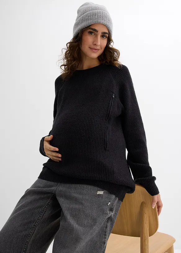 Zwangerschapstrui met discrete borstvoedingsfunctie, bonprix