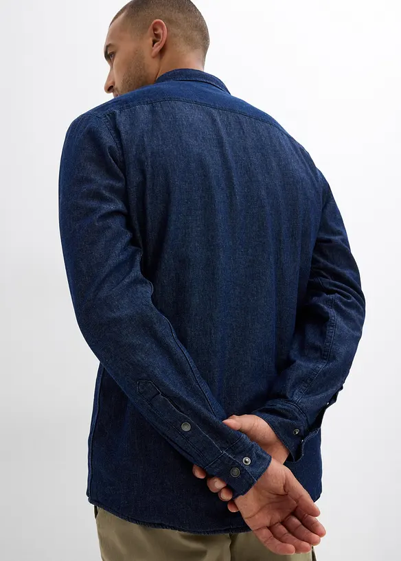 Spijkerhemd, warm gevoerd, bonprix