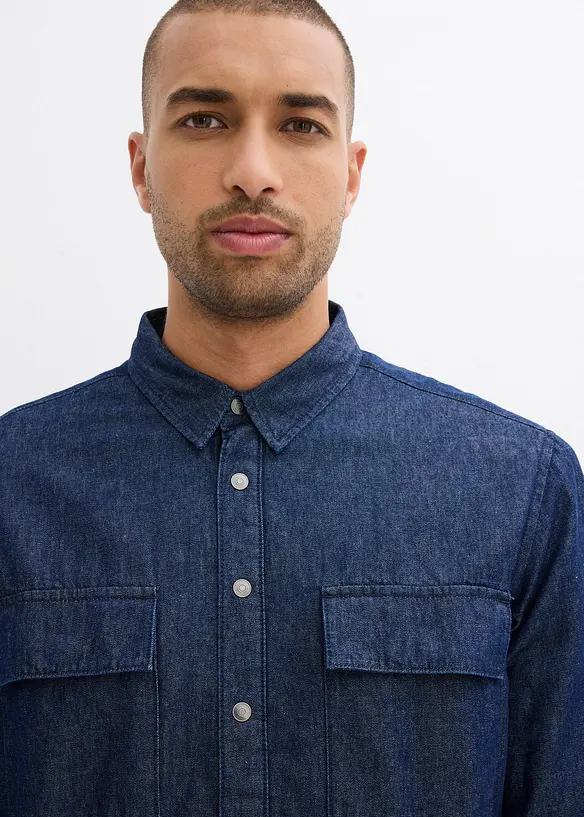 Spijkerhemd, warm gevoerd, bonprix