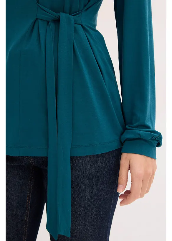 Longsleeve in een zachte viscosemix, bonprix