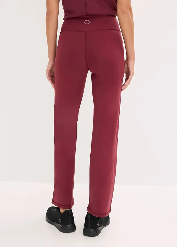 Thermo sportbroek van zacht materiaal, rechte pijpen, bonprix