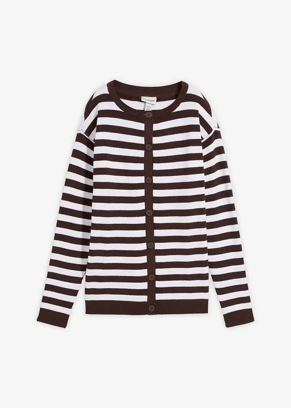 Fijn gebreid vest, ronde hals, bonprix