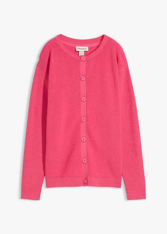 Fijn gebreid vest, ronde hals, bonprix