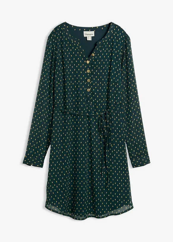 2-in-1 zwangerschapsjurk/voedingsjurk van chiffon, bonprix