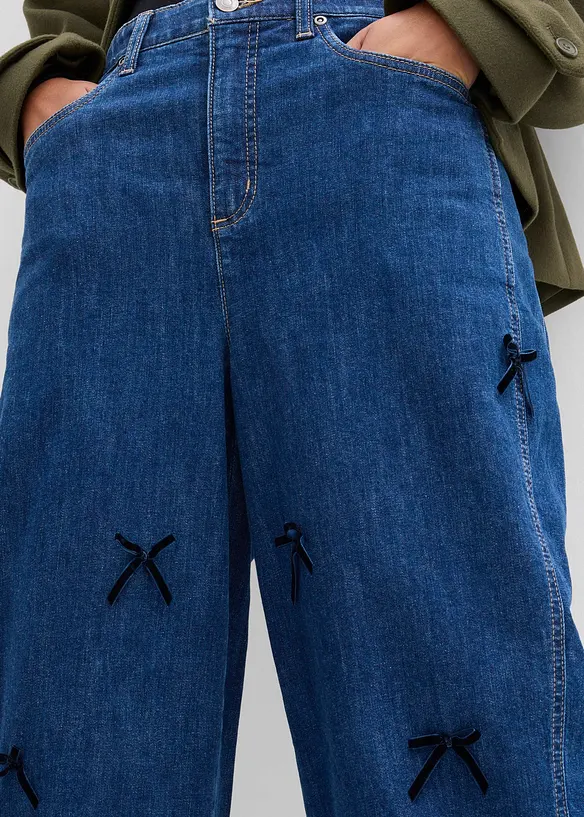 Barrel jeans met comfortband, high waist, bonprix