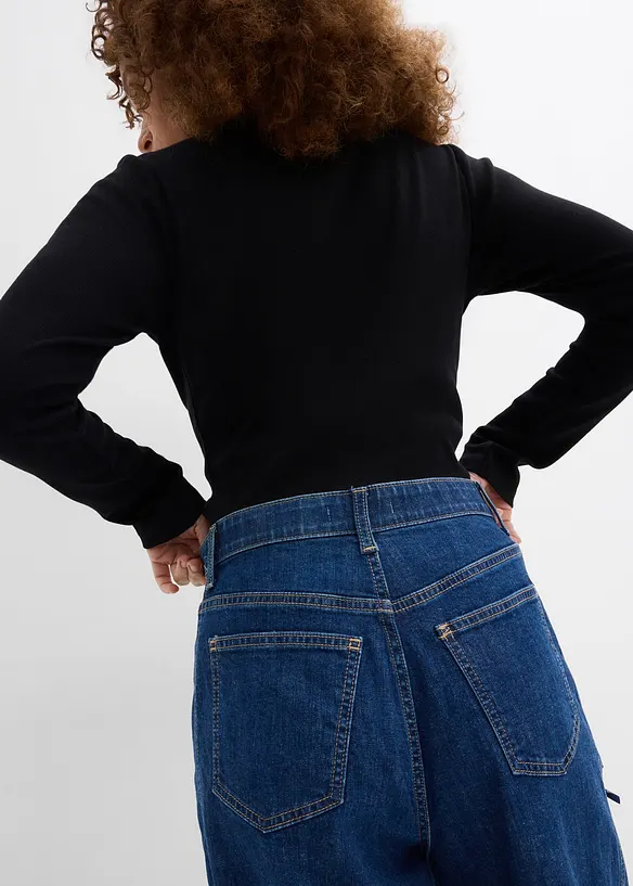 Barrel jeans met comfortband, high waist, bonprix