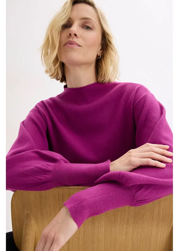 Oversized trui in een viscosemix, bonprix