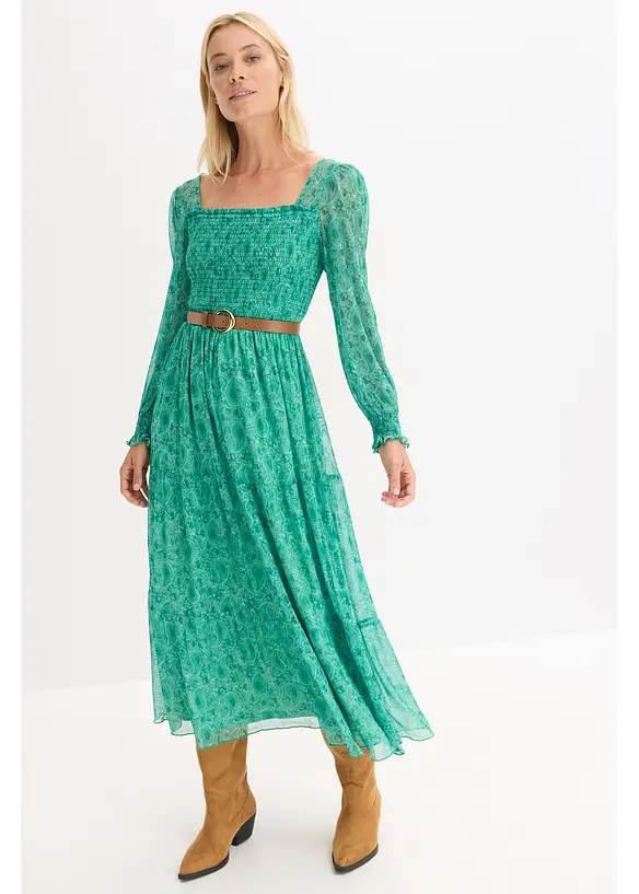 Jersey maxi jurk, bonprix