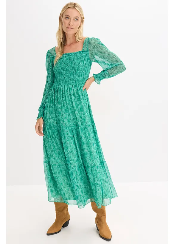 Jersey maxi jurk, bonprix