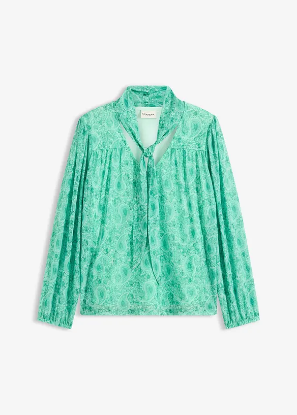 Longsleeve van elegant mesh, bonprix