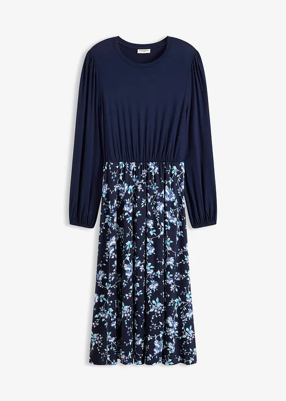 Jersey jurk in een viscosemix, bonprix