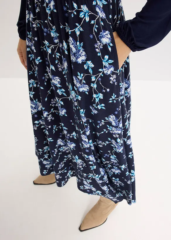 Jersey jurk in een viscosemix, bonprix