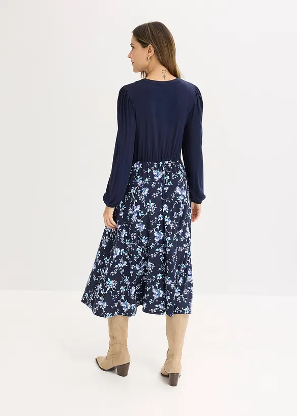 Jersey jurk in een viscosemix, bonprix