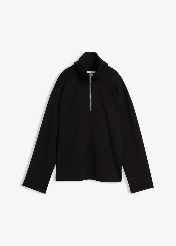 Schipperstrui van een viscosemix, bonprix