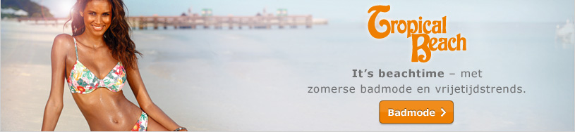 It’s beachtime - met zomerse badmode en vrijetijdstrends.