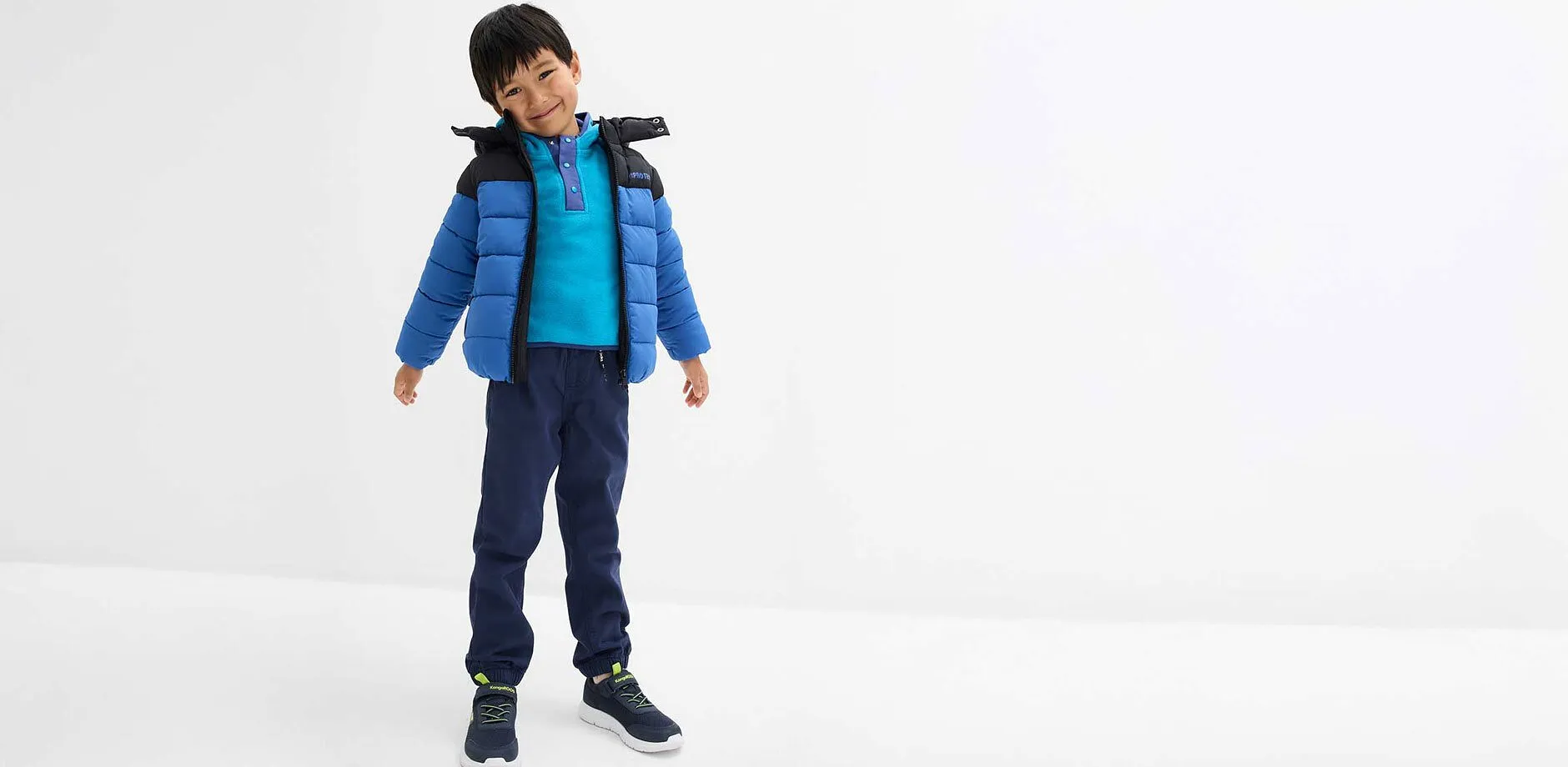 Winterjas voor kleine kinderen.