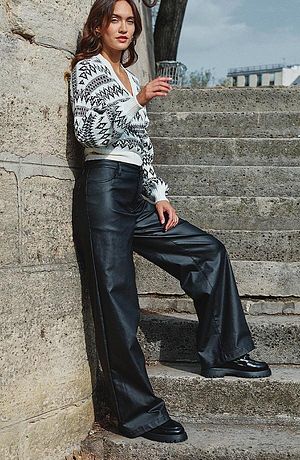 Dames - Chunky loafers - zwart