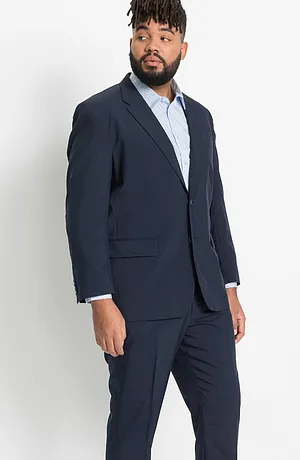 Klassiek pak met praktische zakken en comfortabele broek