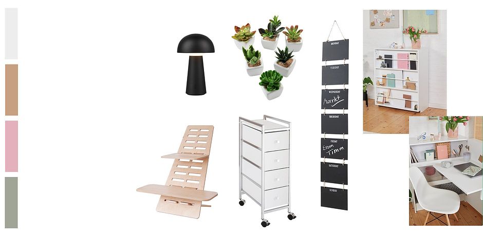 Wonen - Memobord - zwart