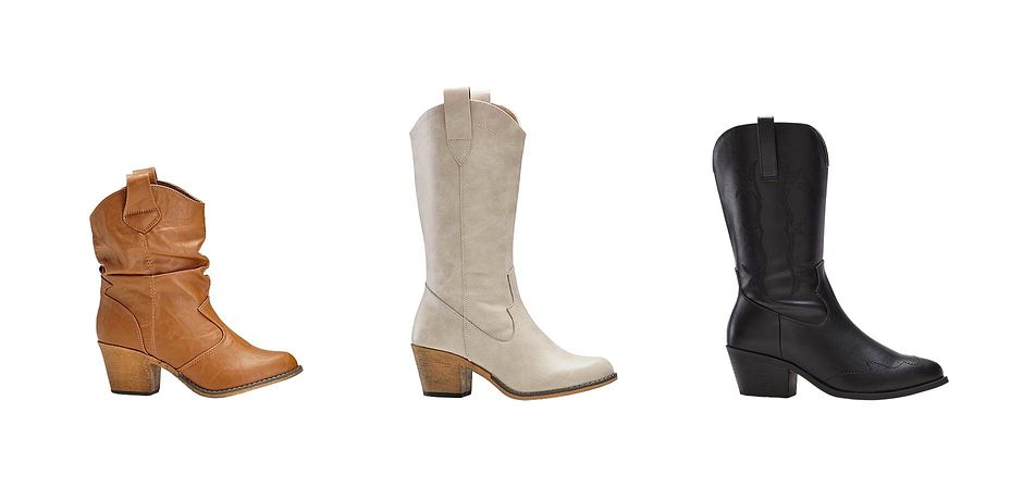 Dames - Cowboylaarsjes - camel