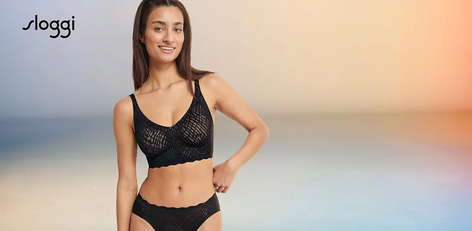 Elegante zwarte kanten bh en bijpassende slip: elegante lingerie voor stijlbewuste vrouwen.
