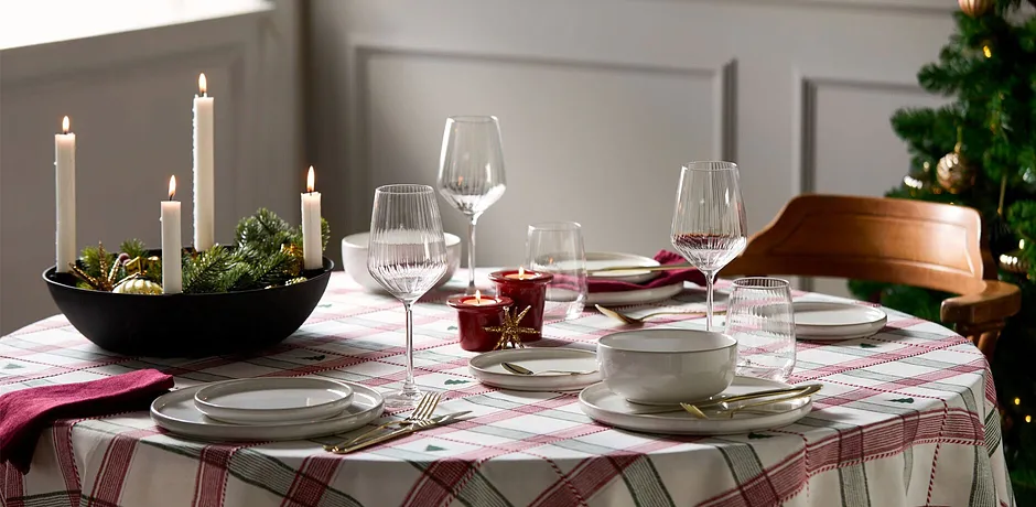 Wonen - Serviesset (12-dlg set) - grijsgroen