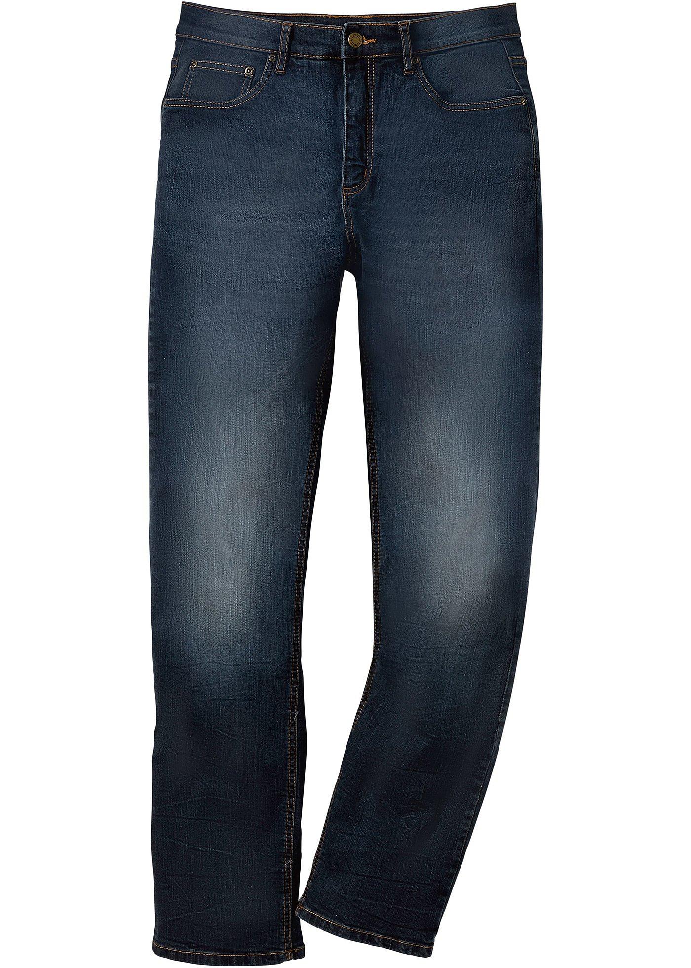 Classic fit stretch jeans, straight