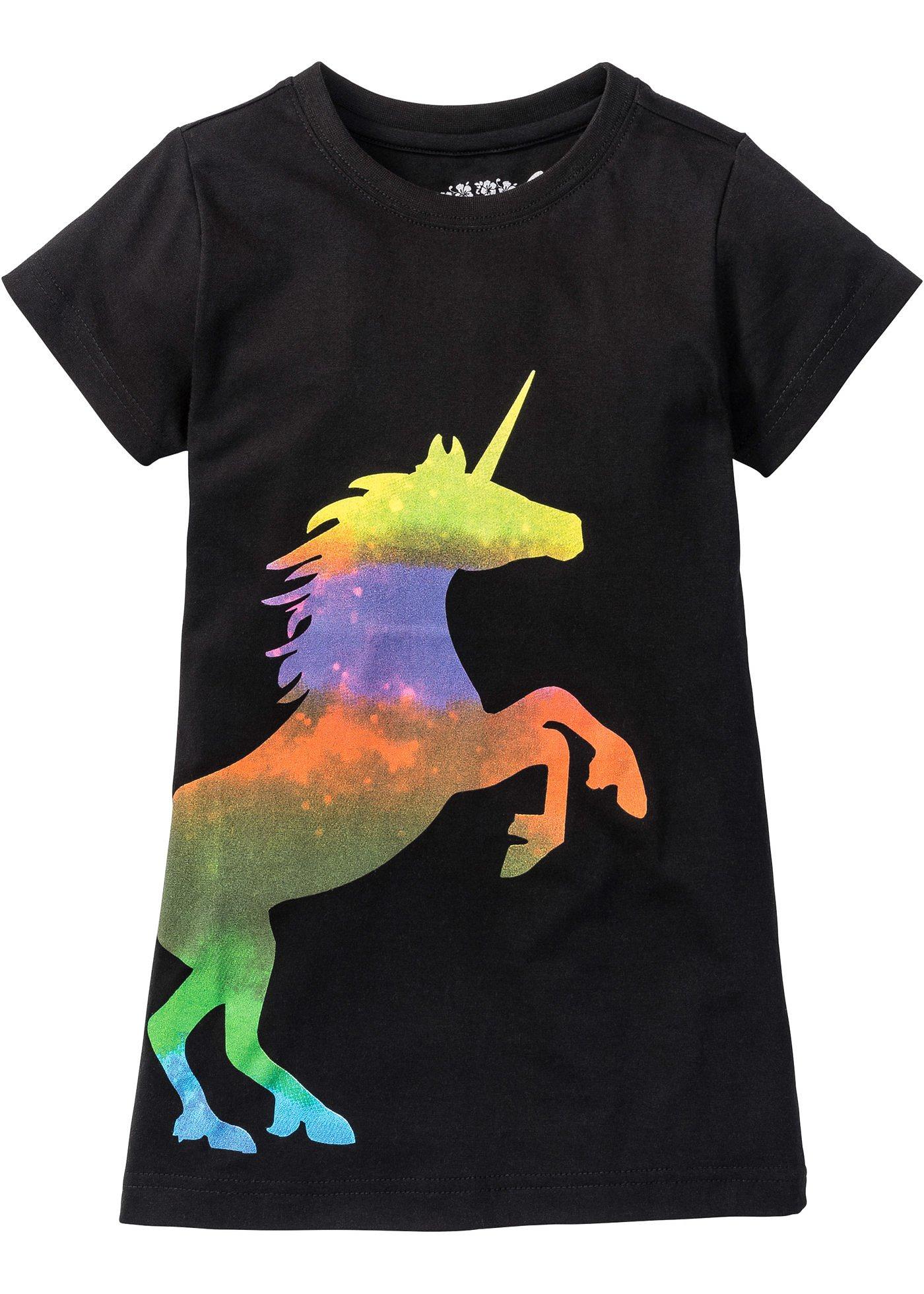 Meisjes shirt met unicorn van katoen