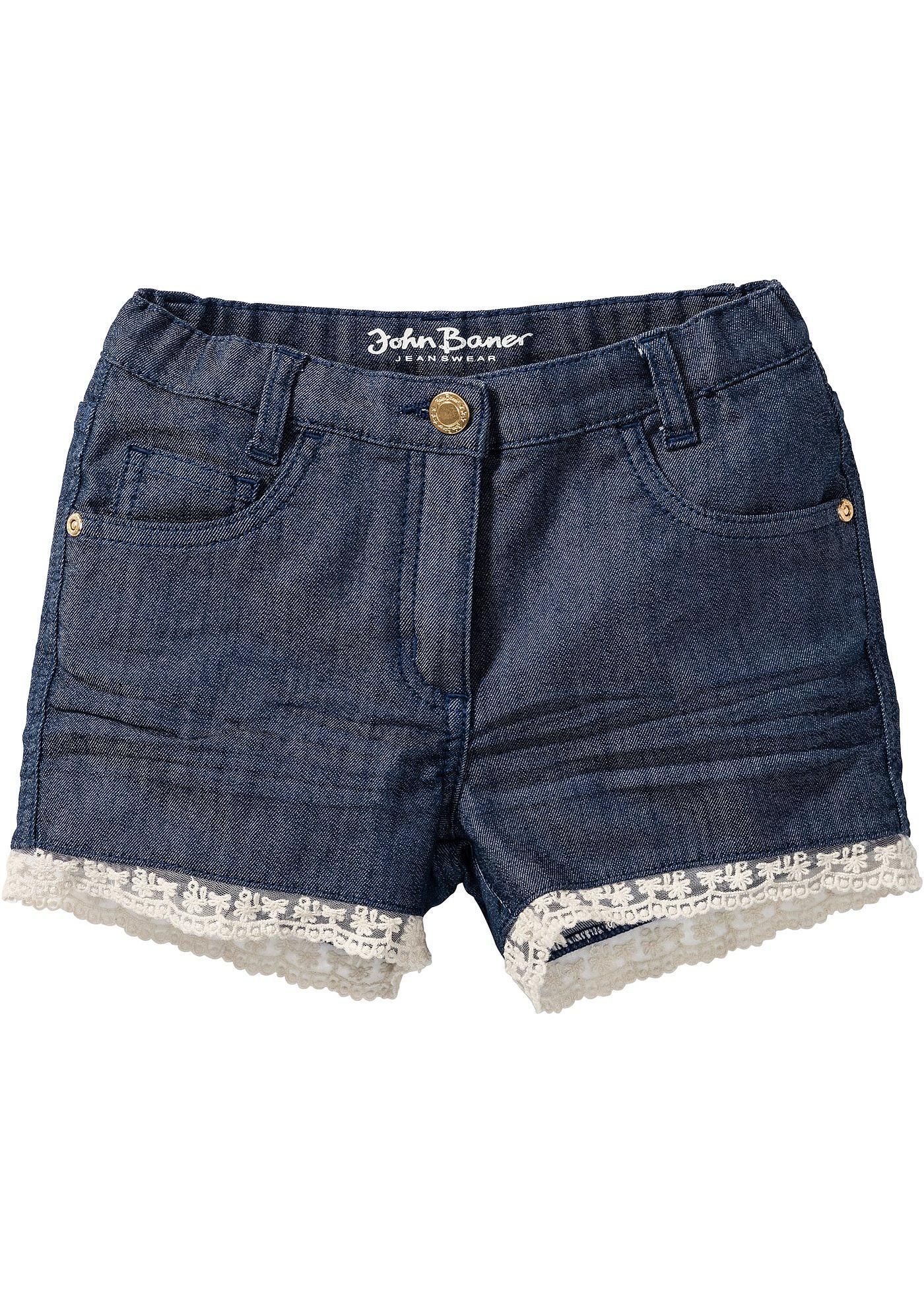 Meisjes short met kant