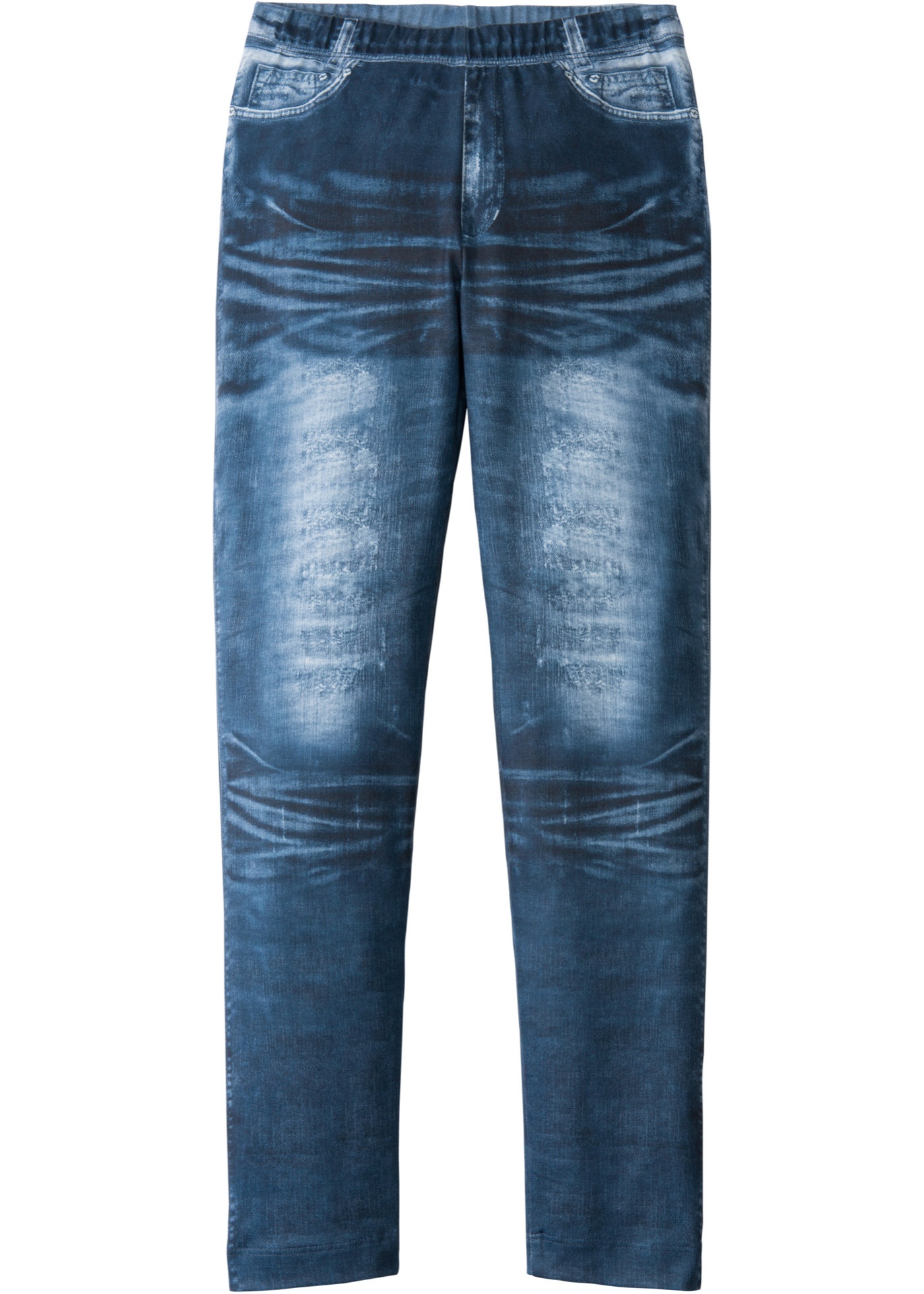 Meisjes legging in denim look