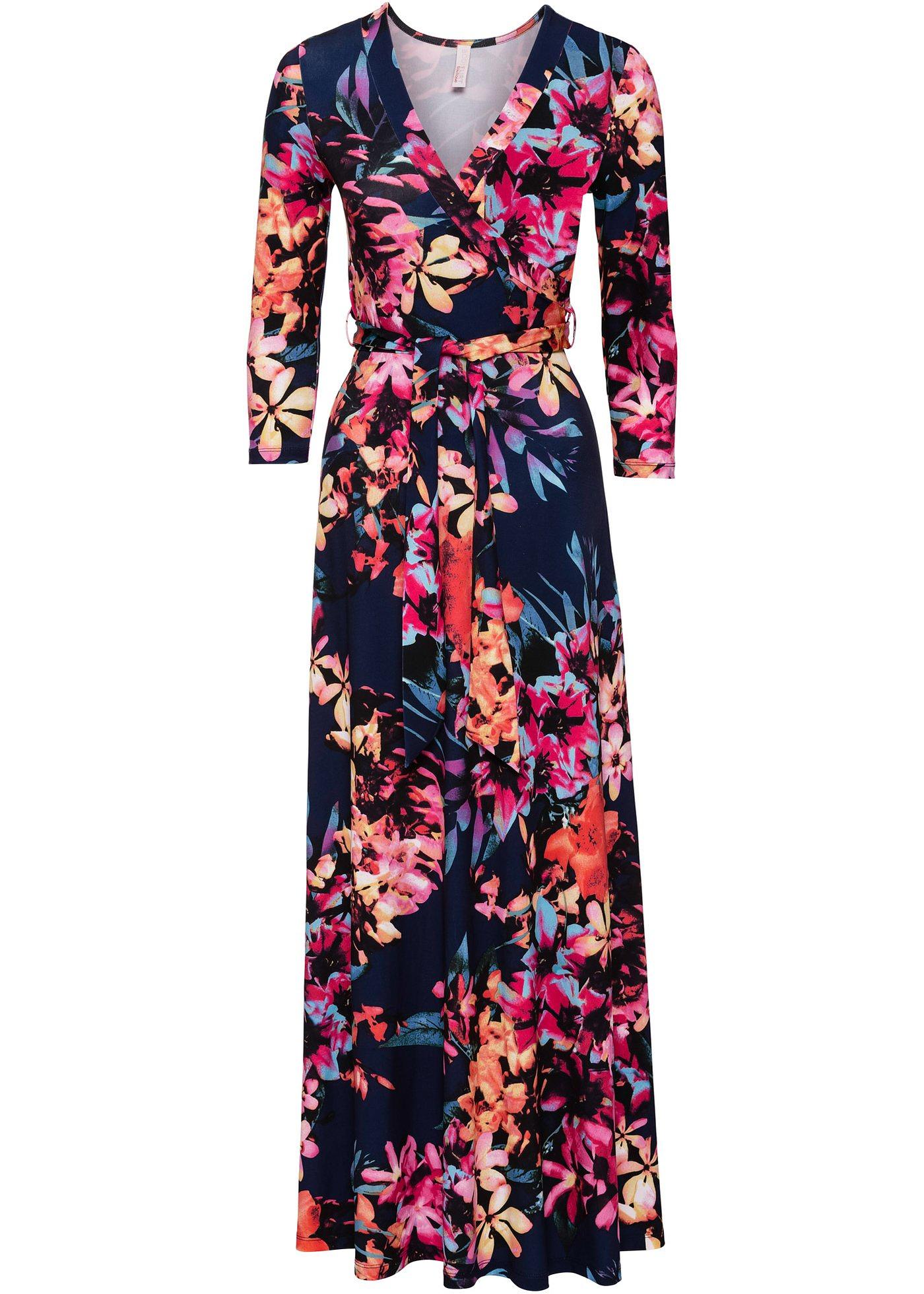 Maxi jurk met bloemenprint