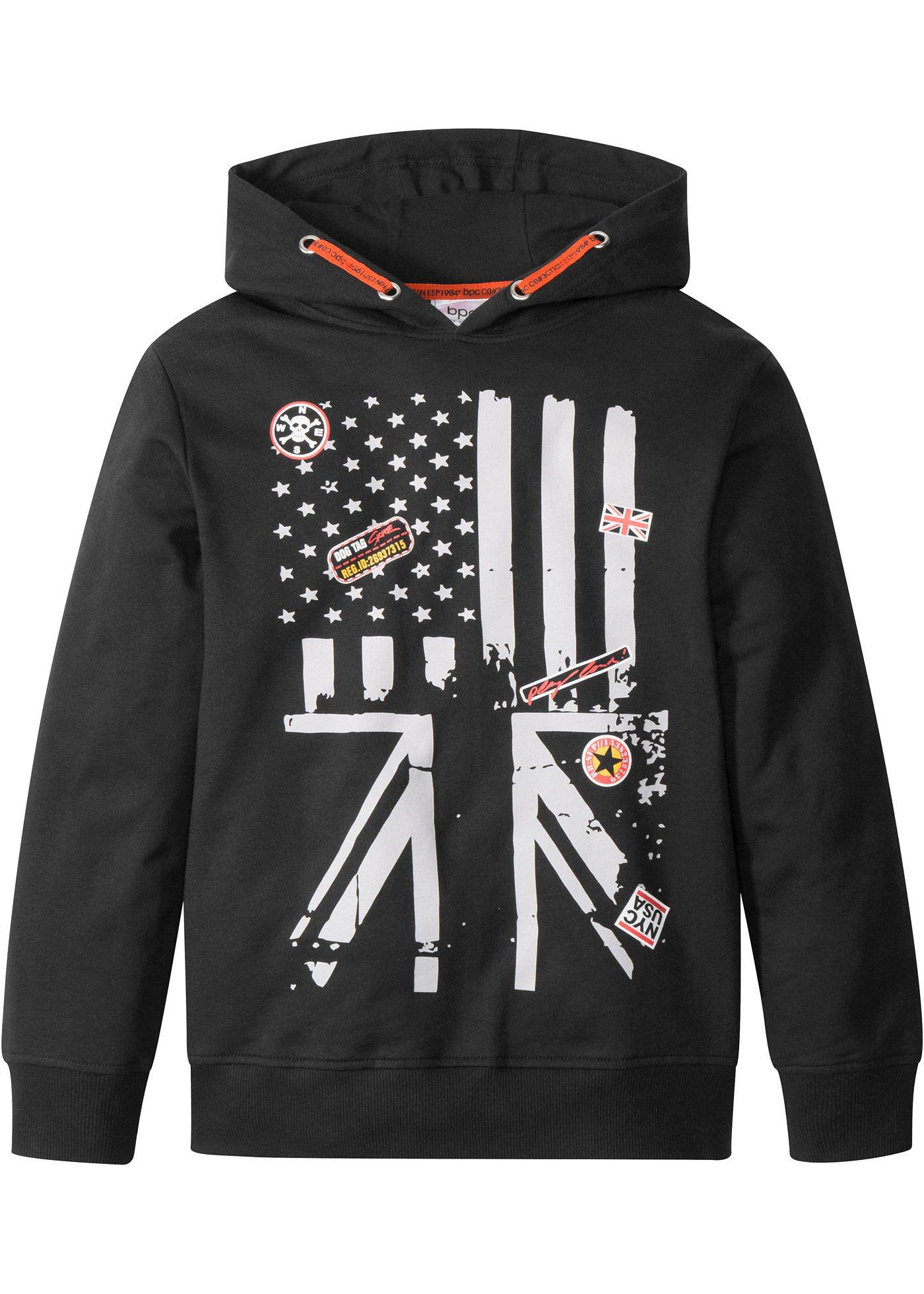 Jongens hoodie met patches