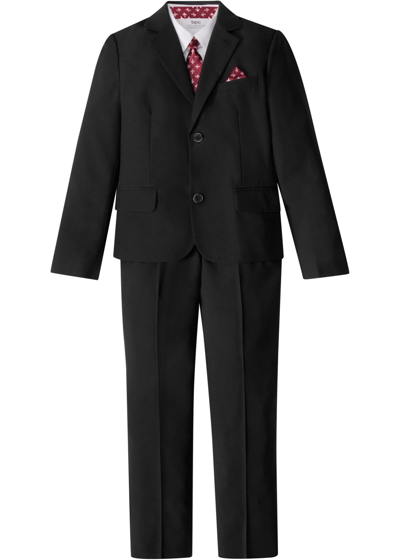 Jongens 4-delig pak: colbert, broek, overhemd, stropdas