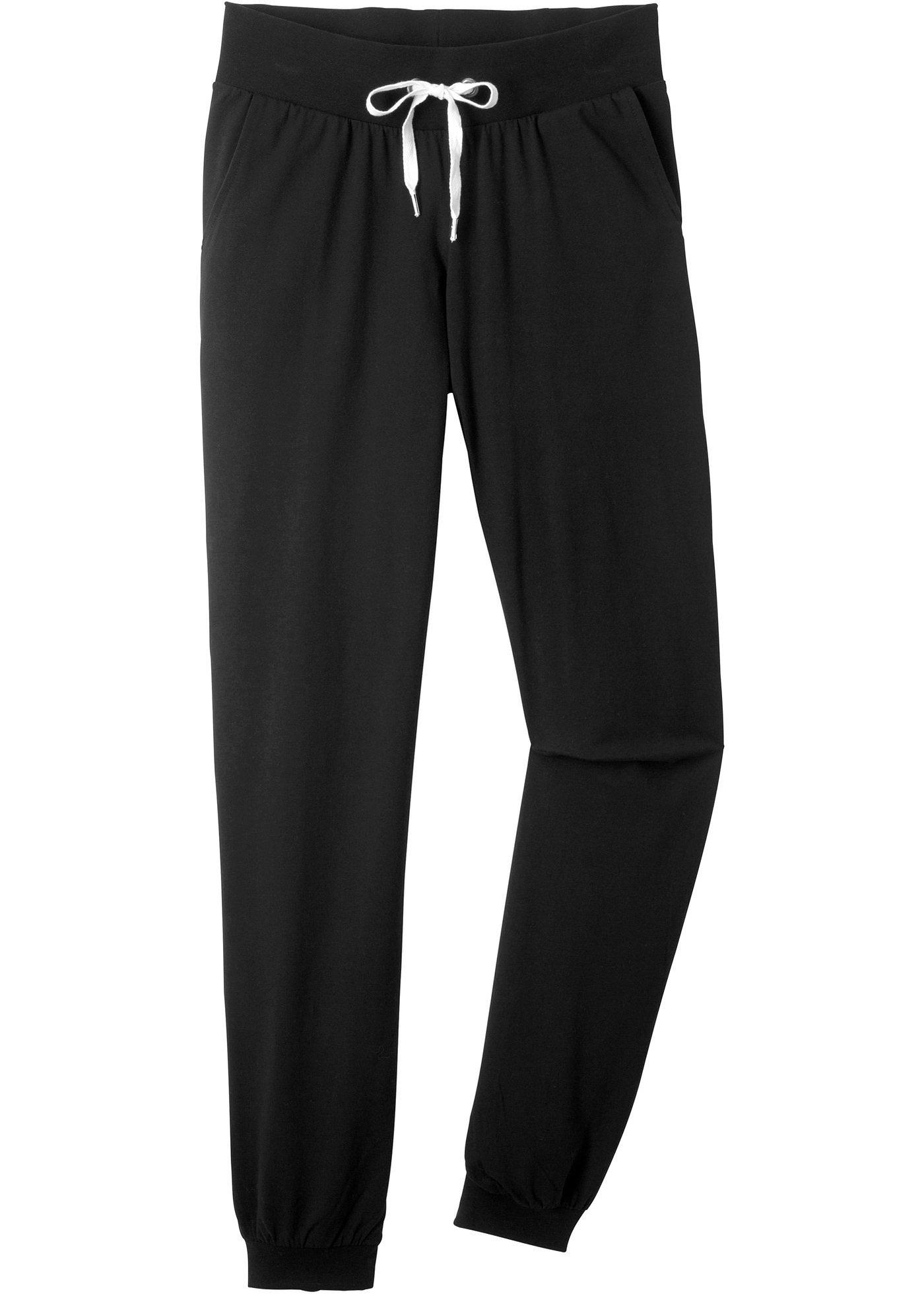 Joggingbroek met contrasterende tapes, cropped