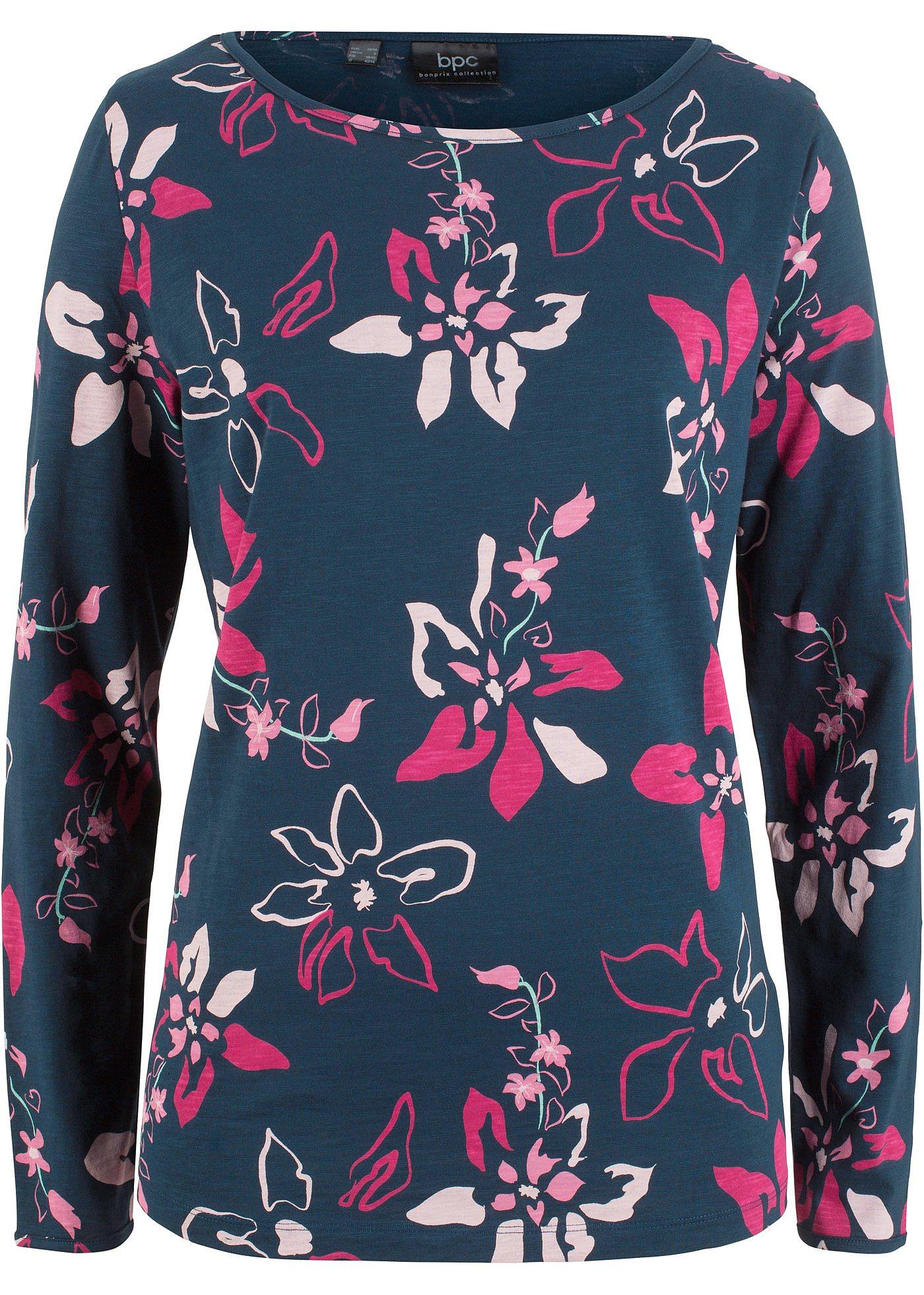 Longsleeve met bloemenprint