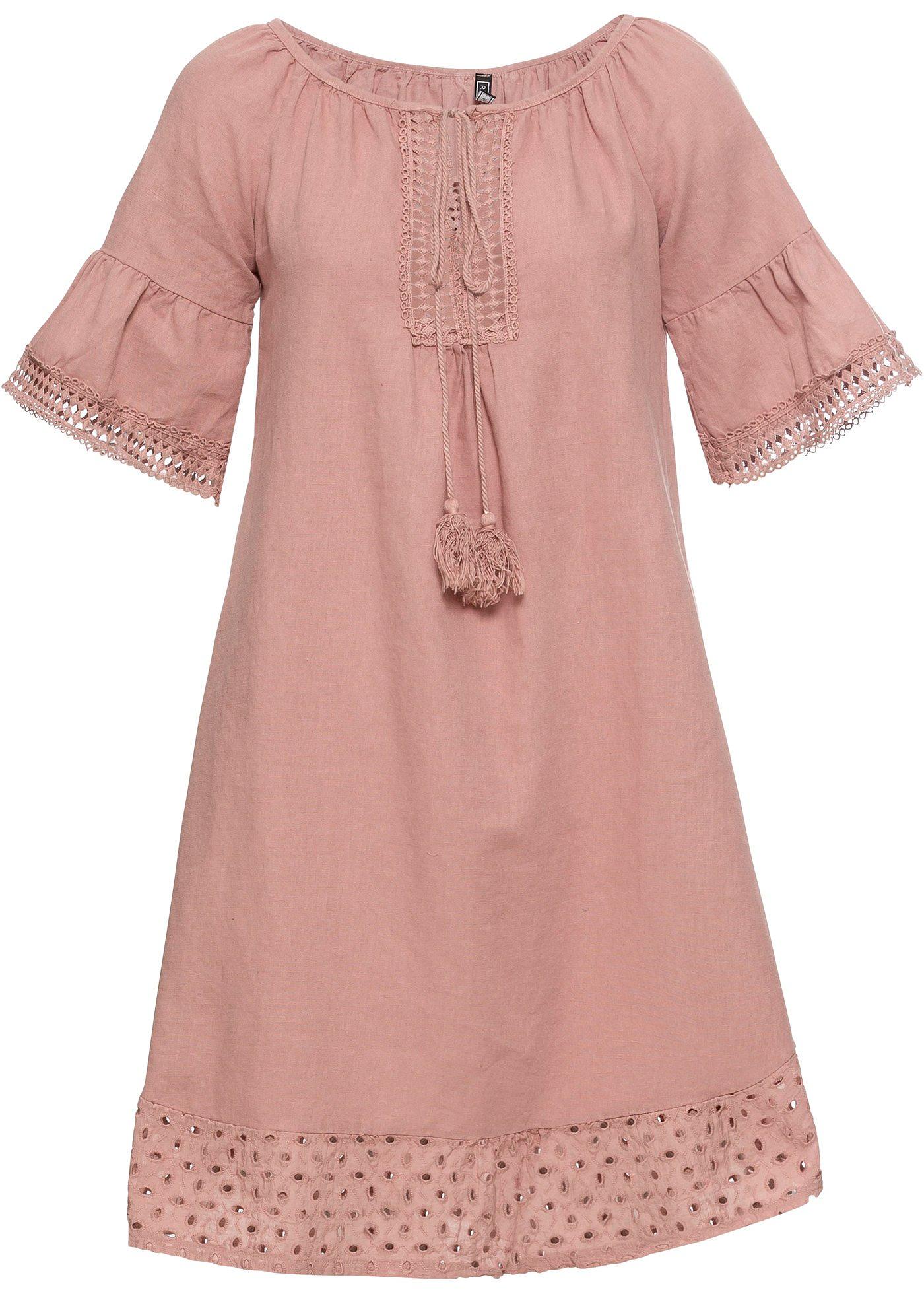 Rainbow Linnen Jurk rainbow kopen in de aanbieding